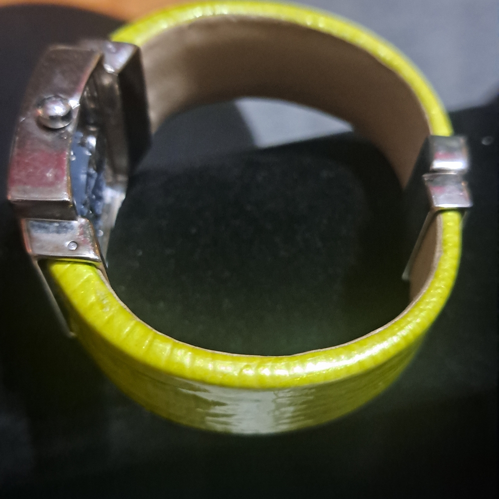 Chico's Silver Watch with Bright Yellow Band - Picture 3 of 3